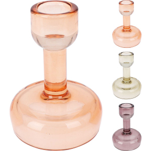 Kerzenhalter für Teelicht oder Stabkerze - Glas - 1 Stück