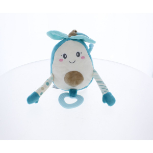 Besttoy - Plusch Avocado-Greifling mit Rassel und Aufhanger - ca. 15 cm