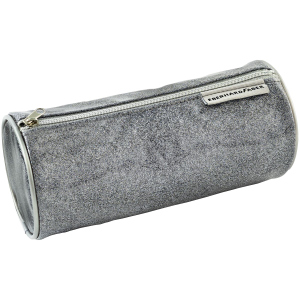 Jumbo Schlamperrolle - Glitzer - silbergrau