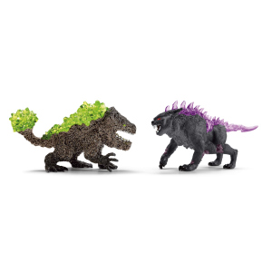 schleich® - ELDRADOR® CREATURES - Schattenluchs vs. Felsbrecher - 70827