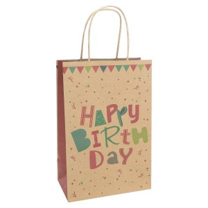 Geschenktasche - Happy Birthday - Größe L