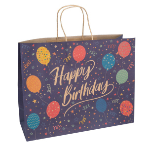 Geschenktasche - Happy Birthday - Ballons - Größe M