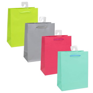 Geschenktasche - Unifarben - Größe M - 1 Stück