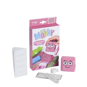 DIY Marky® - Textilstempel - Personalisierbarer Stempel - pink