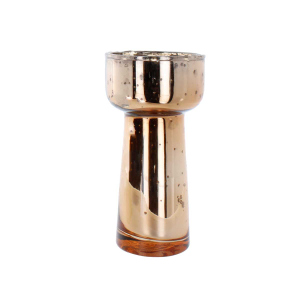 Vase - konisch - kupfer - ca. 7,5 x 15 cm