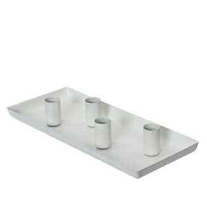 Kerzenhalter für 4 Stabkerzen - ca. 12 x 29 x 4 cm