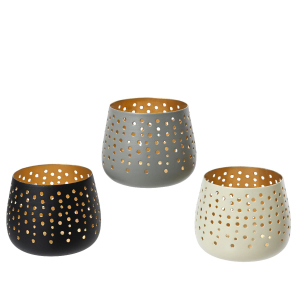 Teelichthalter - Metall - ca. 7 cm - 1 Stück