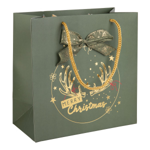 Geschenktasche - Merry Christmas - ca. 18 x 11 x 23 cm