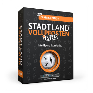 Stadt Land® Vollpfosten - Levels - Classic Edition - Intellignez ist relativ 