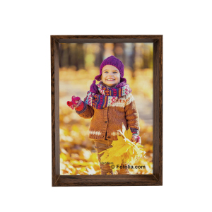 Bilderrahmen - dunkelbraun - Bildgröße ca. 13 x 18 cm