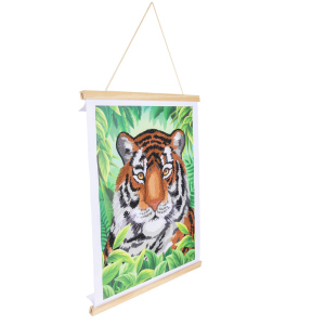 Crystal Art - Scroll-Kit - Tiger 