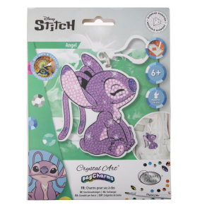 Disney Stitch - Crystal Art - BagCharms - Angel