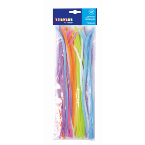 Chenilledraht - 30 cm - 50 Stück - Pastell