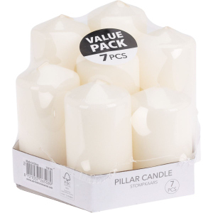 Kerzenset - 7-tlg. - weiss 