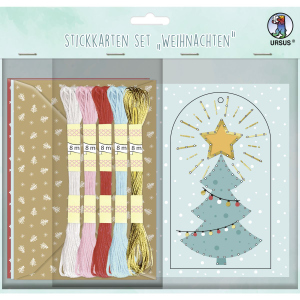 Ursus - Stickkarten Set - Weihnachten