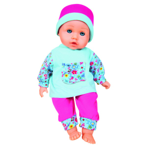 Besttoy - Babypuppe mit Sounds - ca. 33 cm
