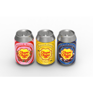 Kaufladenzubehör - Chupa Chups - Metalldosen Set