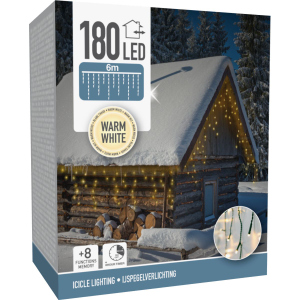 180er LED Lichtervorhang