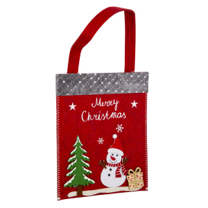 Geschenktäschchen - Merry Christmas - ca. 17,5 x 23/38 cm