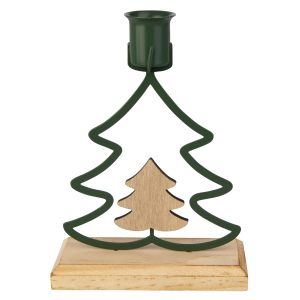 Kerzenständer - ca. 12,5 x 5 x 16,5 cm - 1 Stück