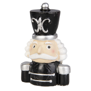 Dekofigur - Nussknackerbüste - ca. 5 x 4 x 9 cm - 1 Stück