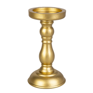 Kerzenständer gold - ca. 10,5 x 26,5 cm
