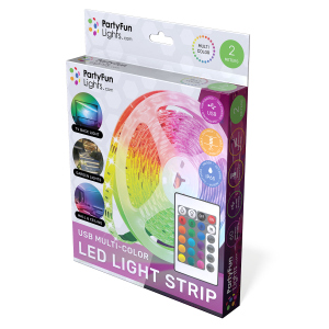 LED Lichtband - USB - Multicolor - Länge: ca. 2 Meter