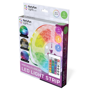LED Lichtband - USB - Multicolor - Länge: ca. 5 Meter
