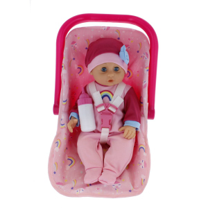 Besttoy - Babypuppe mit Tragesitz - ca. 35 cm