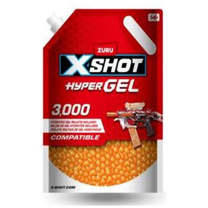 XShot - 3000 befüllte Gel-Kugeln - Nachfüllpack