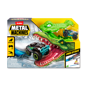 Metal Machines - Krokodil Rennbahn + Auto