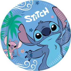 Disney Stitch - 8 Partyteller - Ø ca. 23 cm