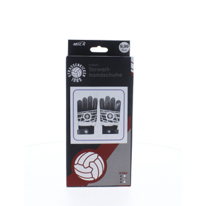 Strassenkicker - Torwarthandschuhe - Gr. 5 - schwarz/weiß 