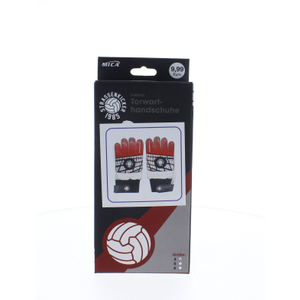 Strassenkicker - Torwarthandschuhe - Gr. 4 - rot/schwarz