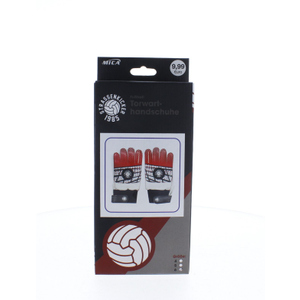 Strassenkicker - Torwarthandschuhe - Gr. 6 - rot/schwarz