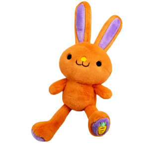 Stretch Buddies - Hase - orange - ca. 38 cm