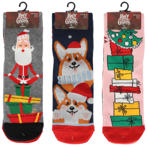 Apollo - Weihnachtssocken 2er Pack - Damen - Gr. 36-41 - 1 Stück 