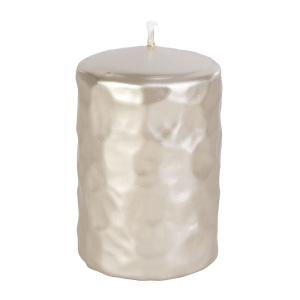 Stumpenkerze - Finn - ca. 6,5 x 10 cm - titan