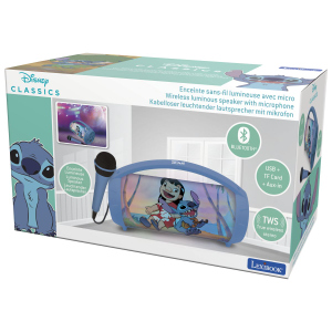 Disney Stitch - Kabelloser leuchtender Lautsprecher mit Mikrofon