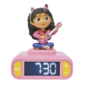 Gabby's Dollhouse - Wecker mit 3D-Nachtlicht-Figur