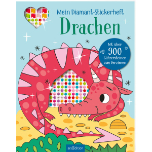 Mein Diamant-Stickerheft - Drachen