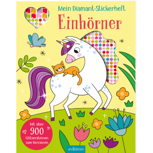 Mein Diamant-Stickerheft - Einhörner