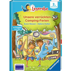 Leserabe - 2. Lesestufe - Unsere verrückten Camping-Ferien
