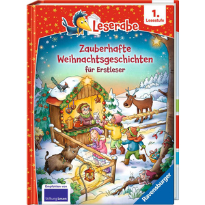 Leserabe - 1. Lesestufe - Zauberhafte Weihnachtsgeschichten für Erstleser