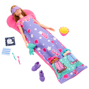 Barbie - Welpen Pyjama Party - Spielset 