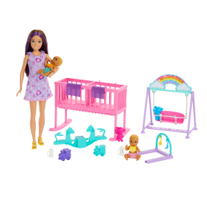Barbie - Skipper Brünett - Babysitter Spielset