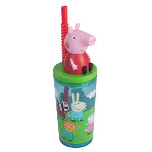Peppa Wutz - Trinkbecher mit 3D-Figur - ca. 360 ml