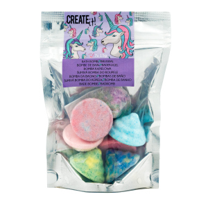 CREATE it! - Mini-Badebomben - Einhorn - 7 Stück