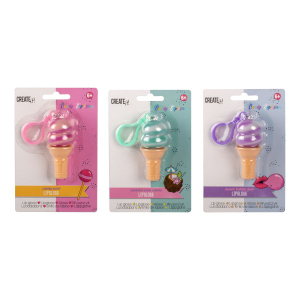CREATE it! - Lipgloss - Eiscreme-Form - Schlüsselanhänger - 1 Stück