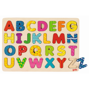 Goki - Rahmenpuzzle - Alphabet - 26 Teile